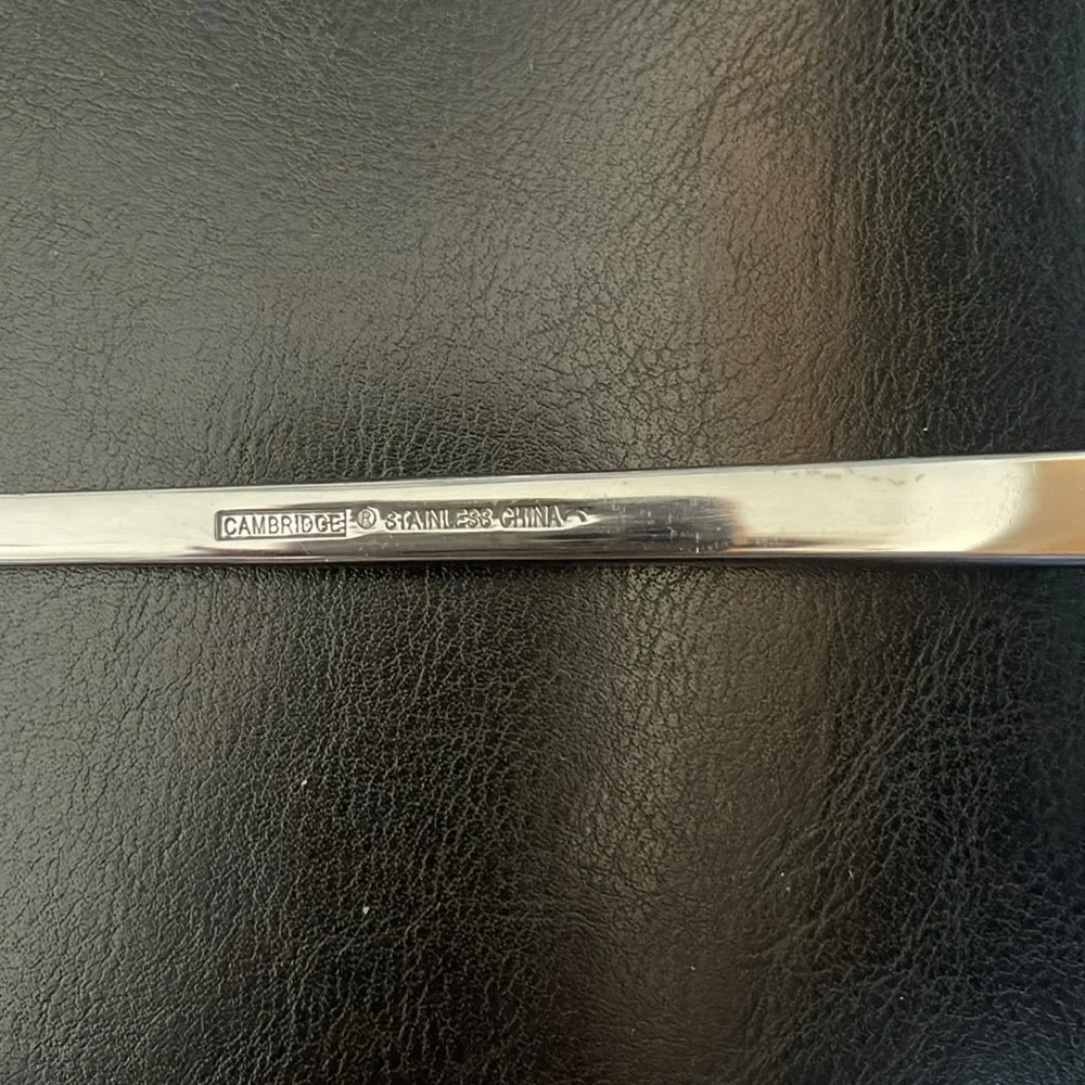 NWT Cambridge Chop Conversation Soup Spoon 7 3/4